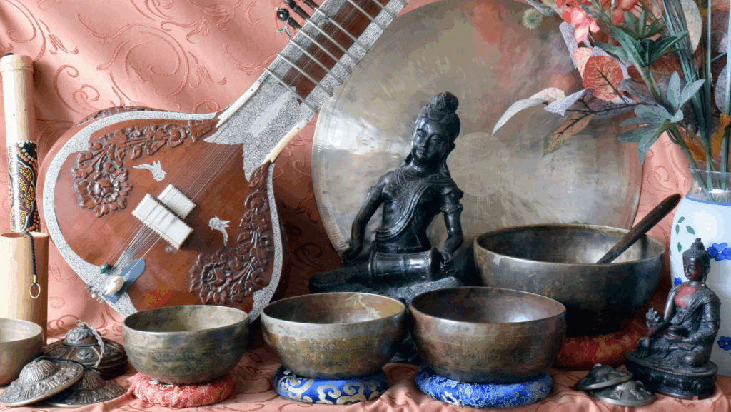 Relaxáló hangfürdő aromaterápiával