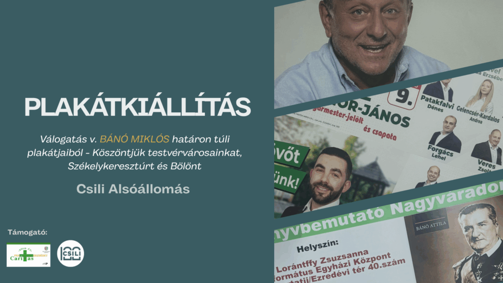 Pesterzsébet testvérvárosainak politikai plakátjai – kiállítás Bánó Miklós gyűjteményéből