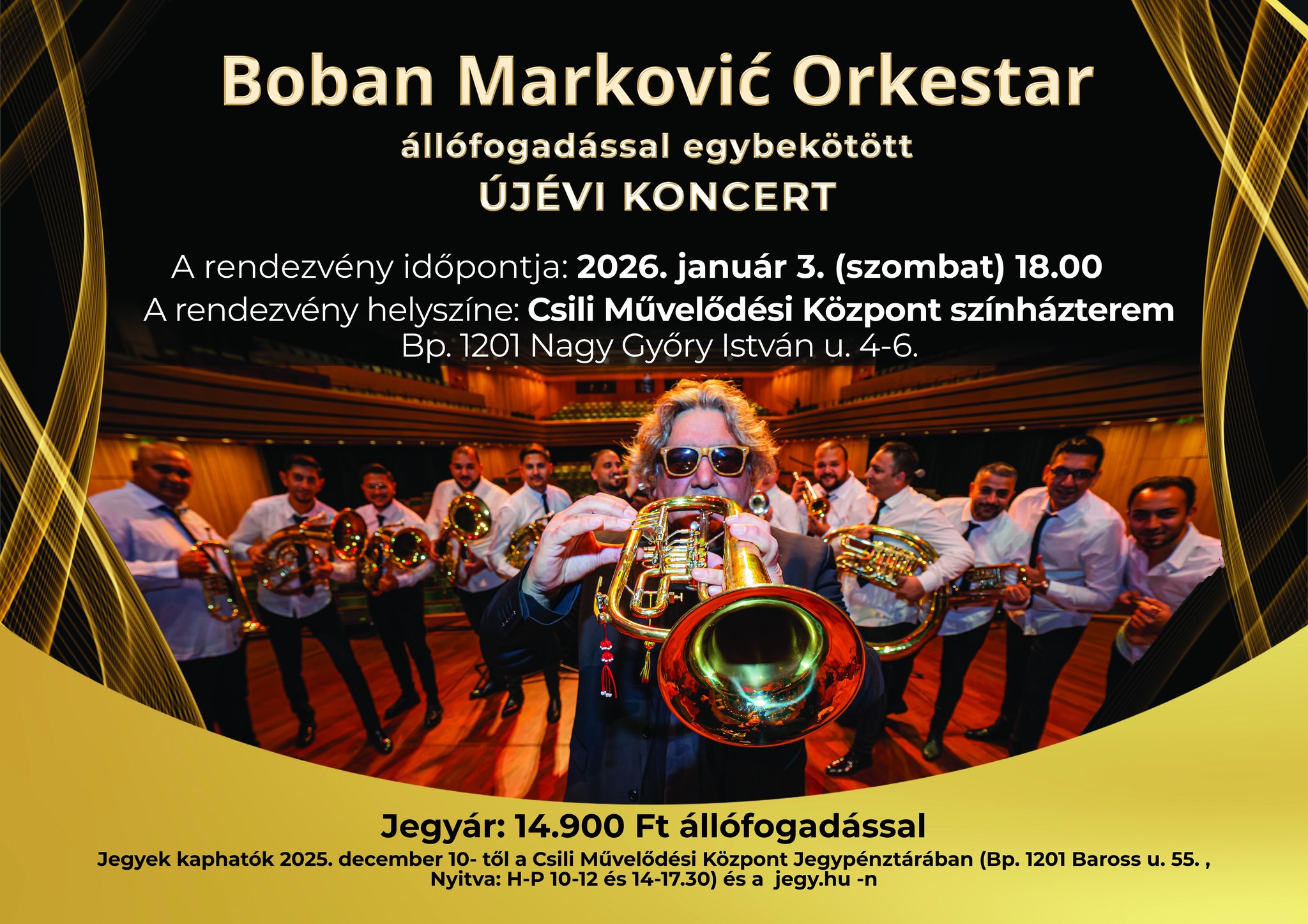Boban Marković Orkestar – Újévi koncert állófogadással