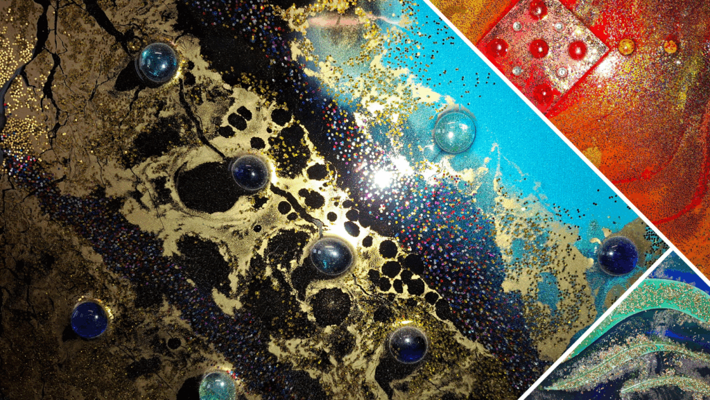 Bólya Richárd epoxi műgyanta kiállítása